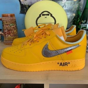 Off White x AF1 “University Gold”
